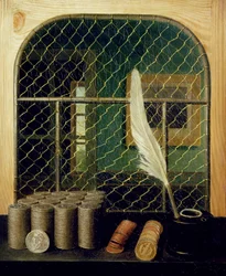 Cashier Counter with coins, 1829